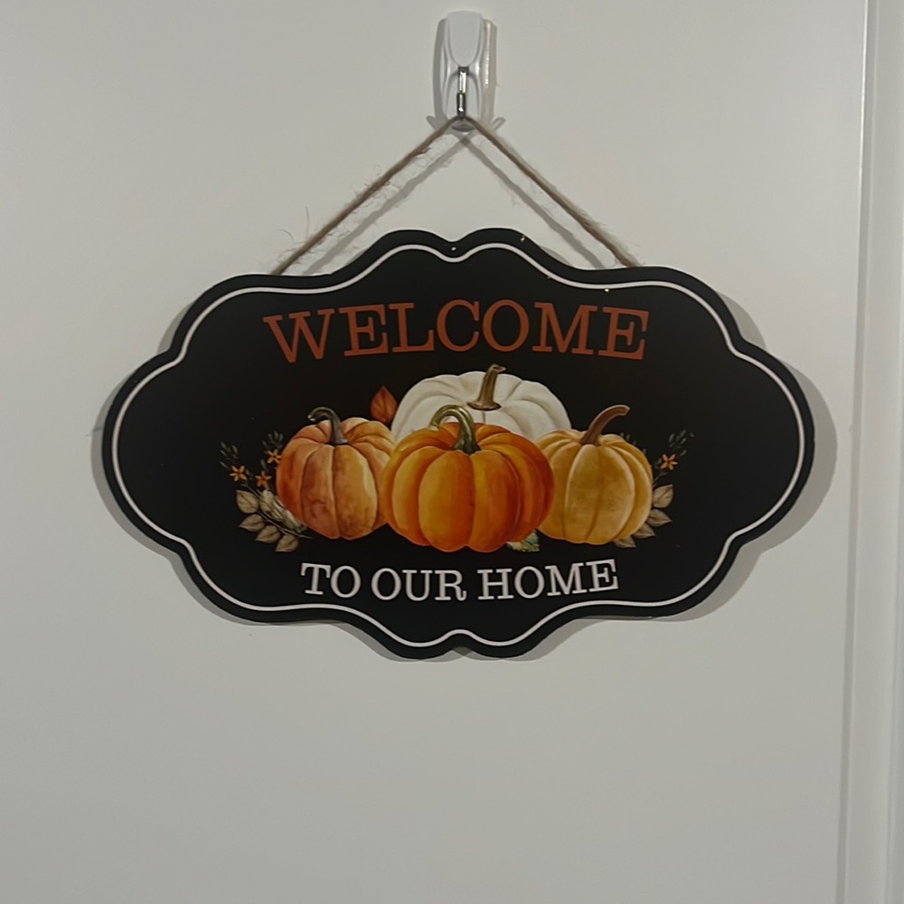 NEW Fall Welcome Sign - Small Fall Wooden Welcome Sign Wall Decoration